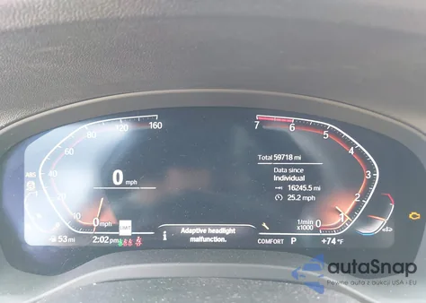 2021 BMW X3 xDrive30I z USA, uszkodzony, nr VIN 5UXTY5C06M9F81764